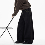 现货A412-DM547-特P48-限价88-斜门禁飞机扣弯刀廓形牛仔裤，男装牛仔裤，电商A412