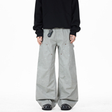 现货A412-DM545-特P58-限108-泼墨水洗双膝伐木工装牛仔裤，男装牛仔裤，电商A412