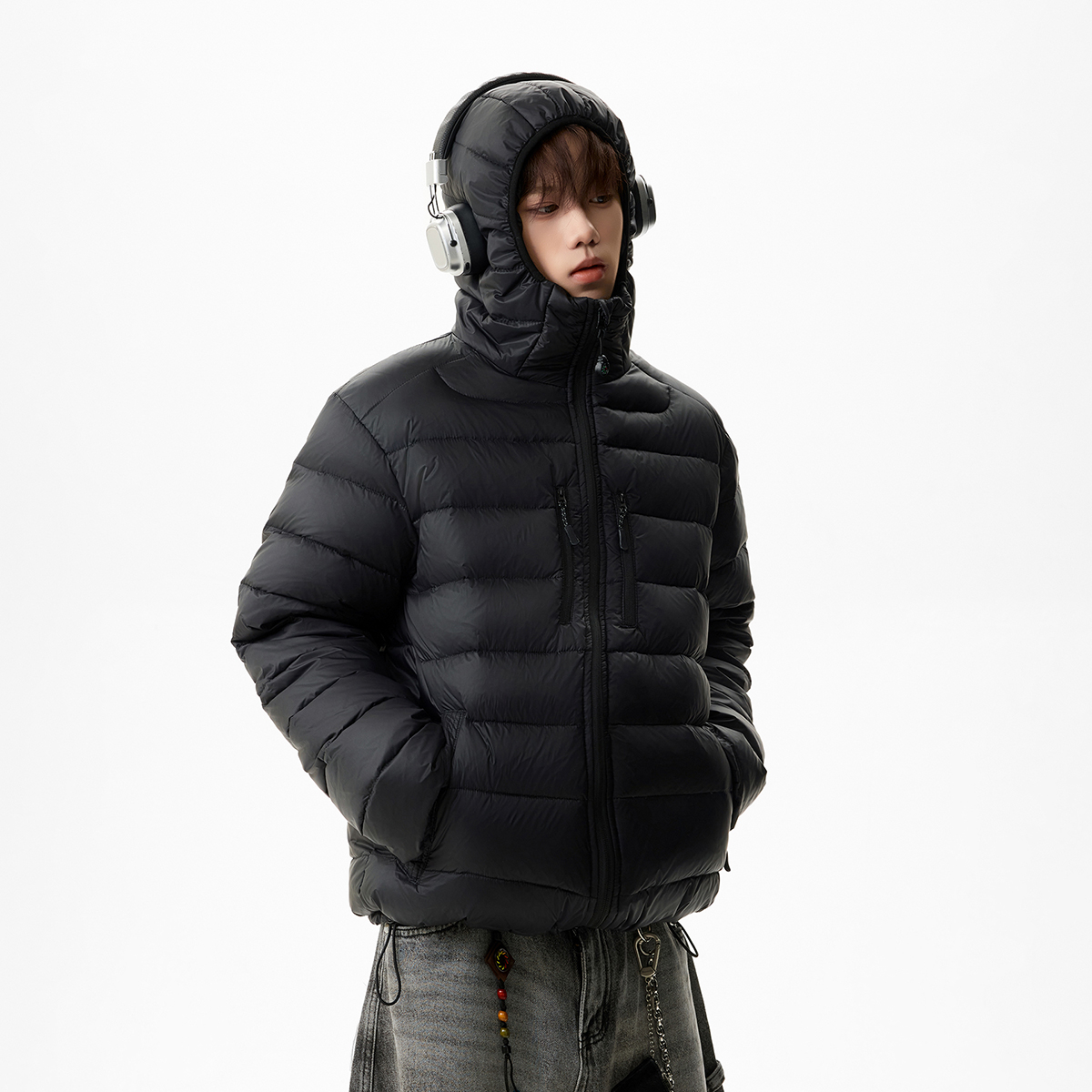 原创现货A412-FM8910特P318-充绒量200g-250g新标90白鸭羽绒服，男装羽绒服，电商A412