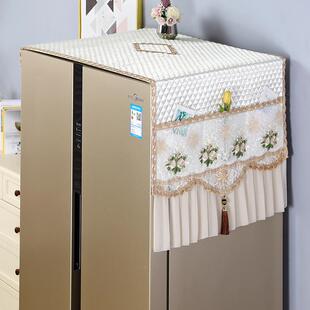 冰箱盖布防尘家用单双开门冰箱罩套盖巾防油美式 2024新款 轻奢高档