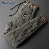 防风防水加厚保暖御寒巨保暖白鹅绒情侣女羽绒裤 新款 高端羽绒裤 男