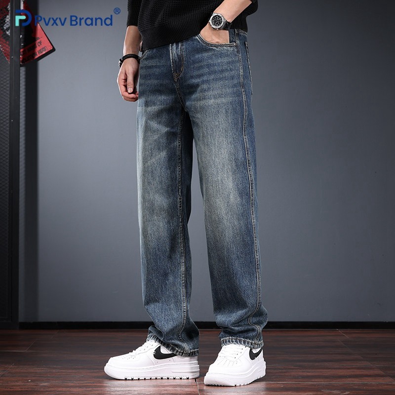 高级感男士牛仔裤2026新款宽松直筒裤美式复古休闲水洗百搭长裤,男装,牛仔裤,淘宝优惠券,粉丝福利购,淘宝优惠卷
