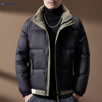 高端美式羽绒服男款冬季无帽