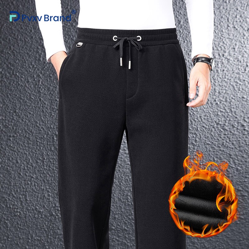 加厚雪尼尔男裤秋冬款中年灯芯绒