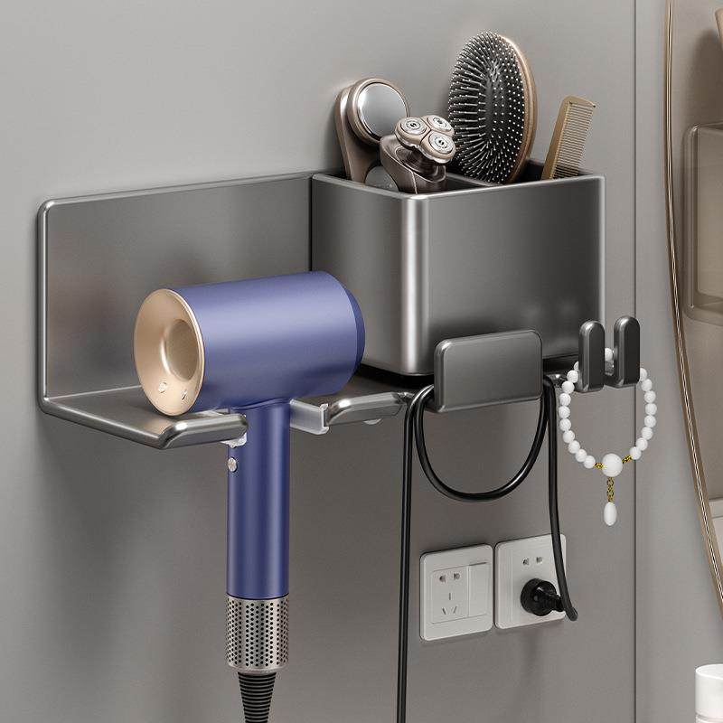 免打孔新款吹风机置物架卫生间收纳绕线电吹风架吹风筒卫浴置物架,家庭/个人清洁工具,吹风机置物架,淘宝优惠券,粉丝福利购,淘宝优惠卷
