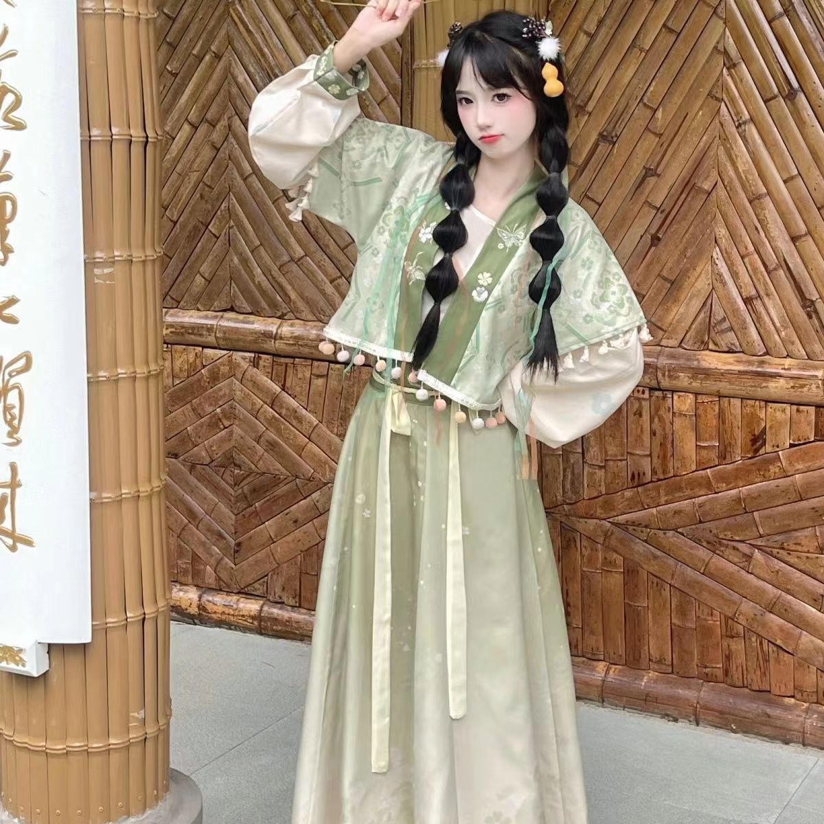 改良汉服少女古风小个子古装女