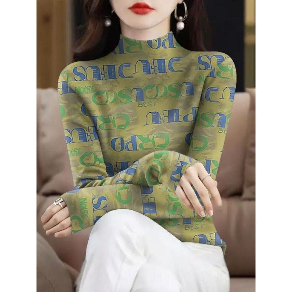 2025秋冬女装遮肚显瘦T恤上衣妈妈时尚减龄薄款半高领打底衫袖扣,服饰配件/皮带/帽子/围巾,袖扣,淘宝优惠券,粉丝福利购,淘宝优惠卷