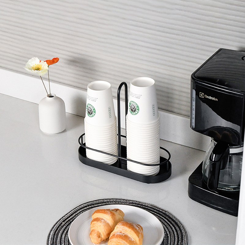 一次性分杯器放创意m杯子的取杯架吧台咖啡纸杯置物架塑料杯收纳
