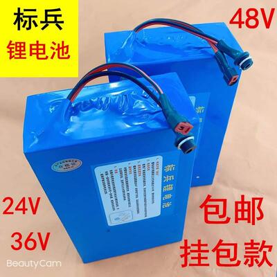 电动锂车电锂池8v24v锂电池346v大容量36V10AH20a锂电池自行车电