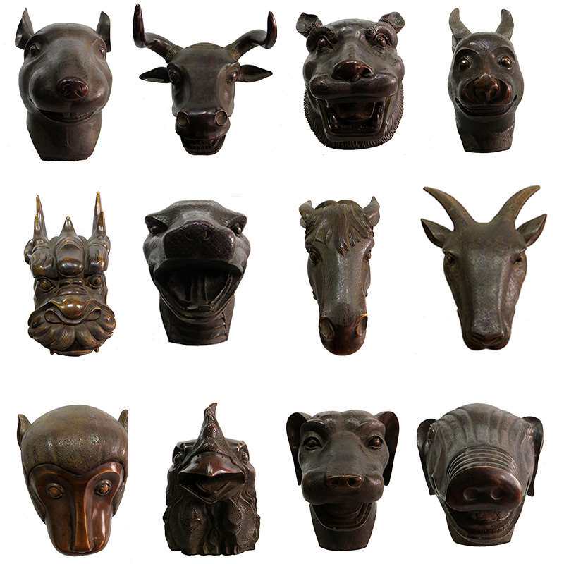 仿古铜器~圆明园十二12生肖兽首摆件纯铜1:1仿制收藏工艺礼品装饰