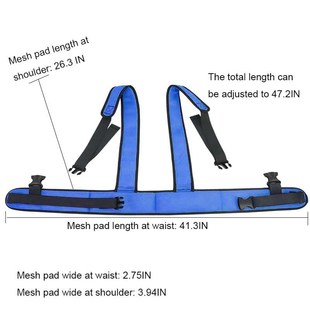 老人防护用品轮椅座椅q固定带轮椅防滑约束带便捷式轮椅全身绑带