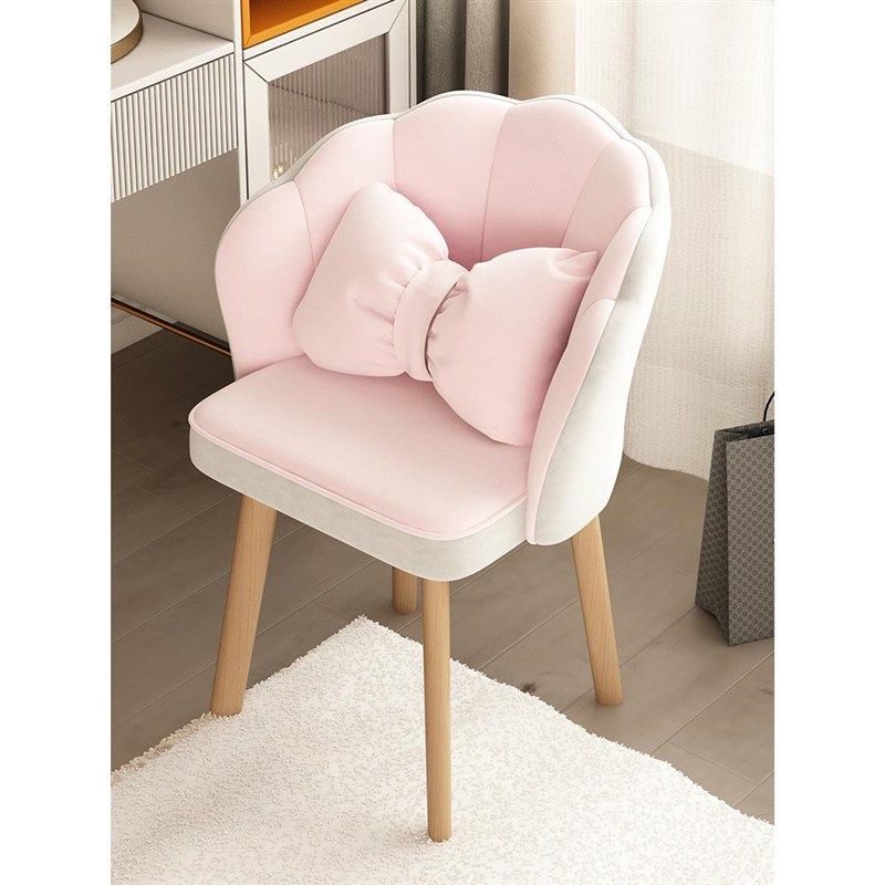 轻奢网红化妆椅女生卧室家用靠背椅子简约美甲椅梳妆台凳子花瓣椅,3C数码配件,手机保护套/壳,淘宝优惠券,粉丝福利购,淘宝优惠卷