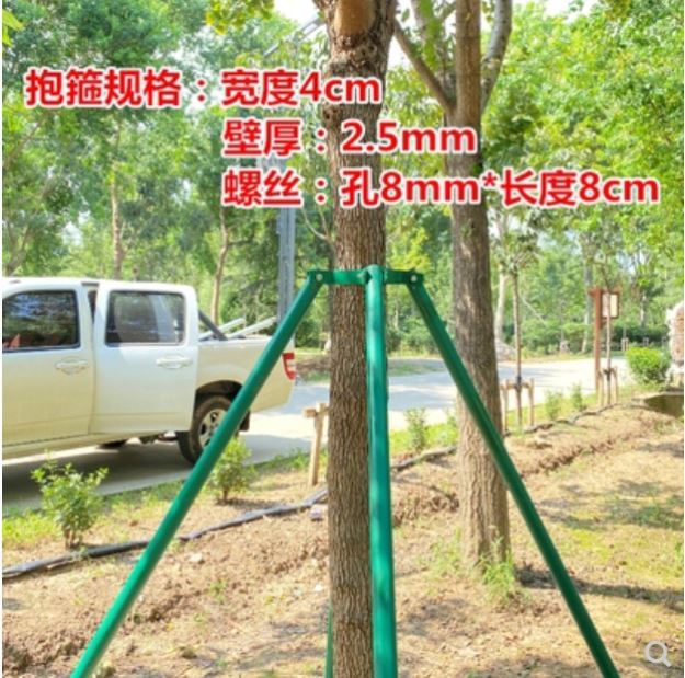 树木支撑架e固定器防风塑料移栽承重定时撑杆家用木杆防倒植物防