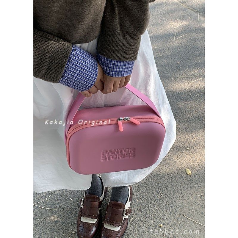 多巴胺手提化妆包女包包2024新款潮时尚韩国小众出差旅行箱收纳箱,箱包皮具/热销女包/男包,手提箱,淘宝优惠券,粉丝福利购,淘宝优惠卷