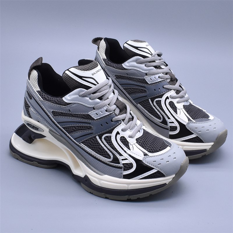 2023大热f银灰复古跑鞋时尚休闲运动鞋老爹百搭弹簧厚底增高女鞋