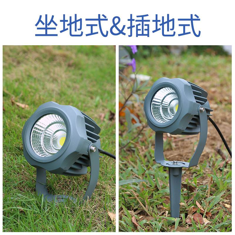新品厂促射树灯插地防水照树圆形大功率聚光超亮景观W庭院灯户外