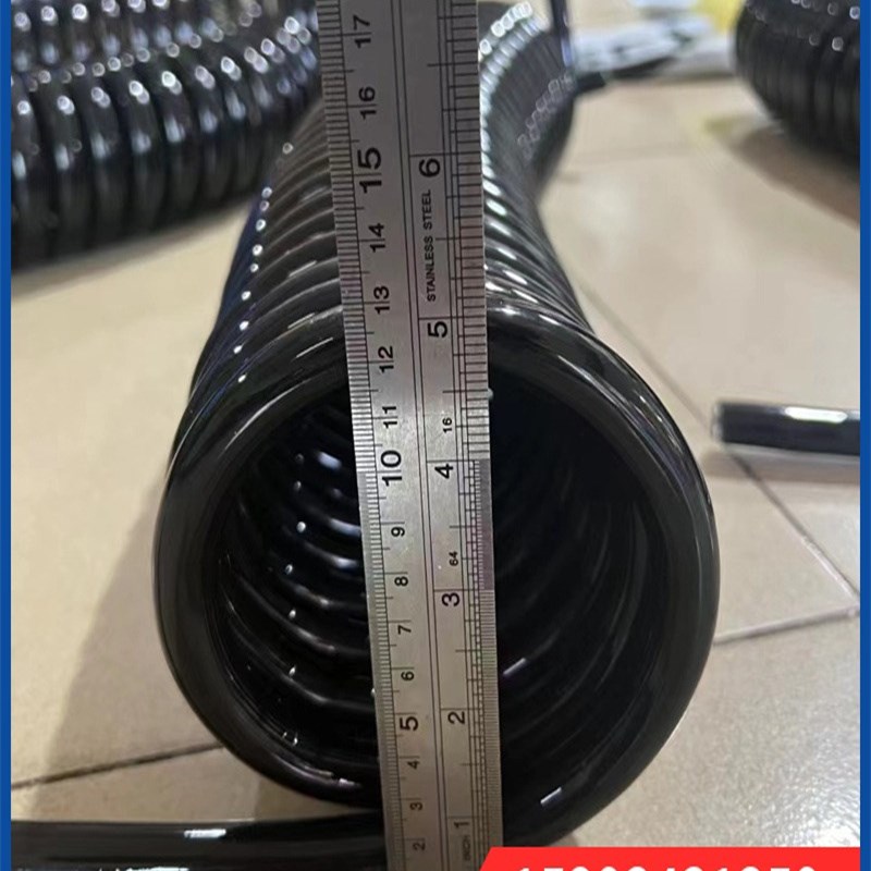 PU弹簧线3/4/5/6/7/8芯9芯10芯螺旋电缆0J.75/1/1.5平方伸缩纯铜