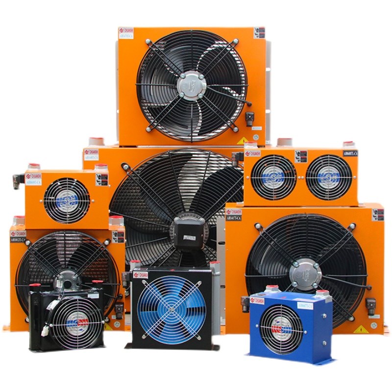 液压油风冷却器AH1012风冷式油散热器AH0608T/7液压站风扇AF0510