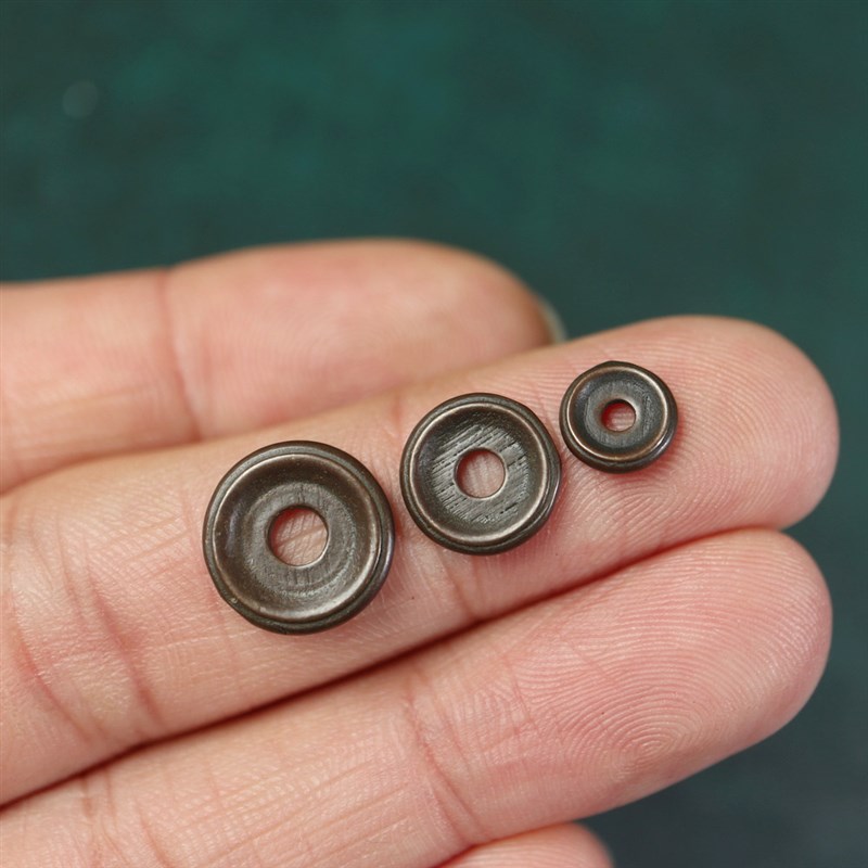 7-12mm皮壳包浆老铜多t层隔片配珠隔珠文玩佛珠手串diy铜隔片配饰