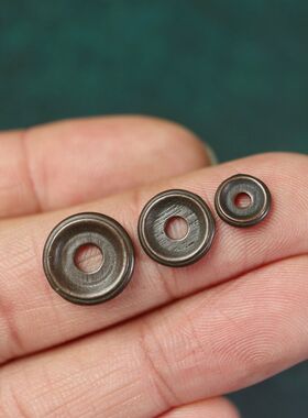 7-12mm皮壳包浆老铜多t层隔片配珠隔珠文玩佛珠手串diy铜隔片配饰
