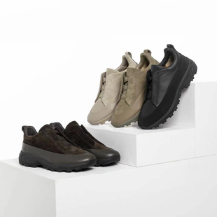 代工厂货源休闲运动鞋男款真皮软底轻便舒适防滑低帮轻便户外男鞋