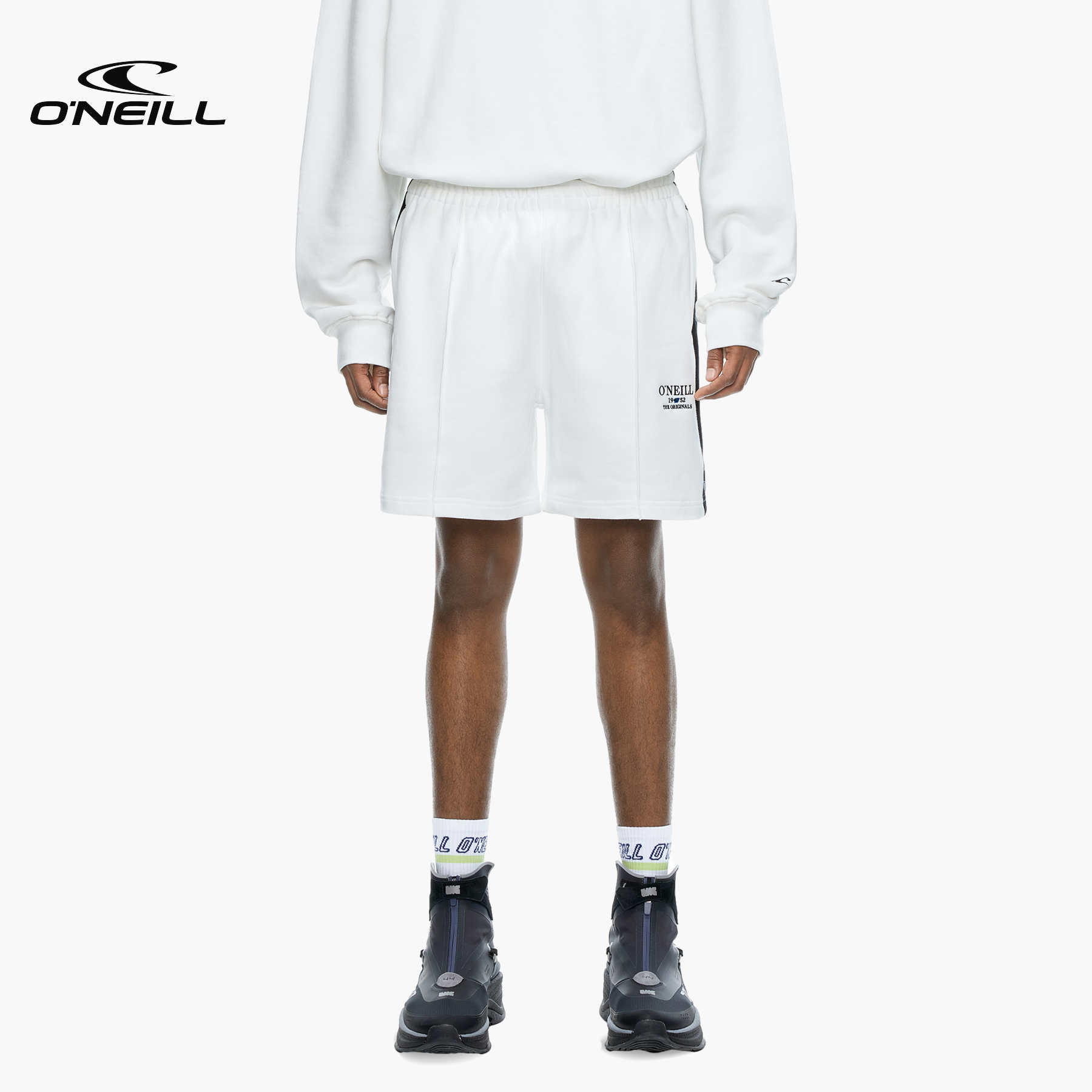 O'Neill男女同款针织裤短裤纯棉