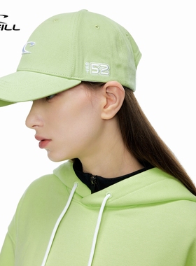 ONEILL 棒球帽宽帽檐大脸显脸小绿色清新2025新款大头围硬顶帽子