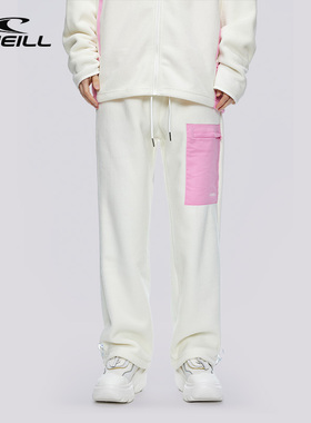 ONEILL男女同款休闲裤时尚百搭潮流拼色宽松束脚休闲运动裤春季款