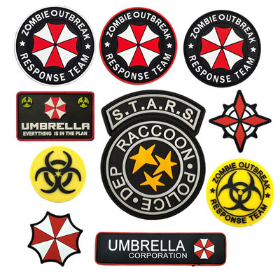 黑色生化危机徽章士气臂章