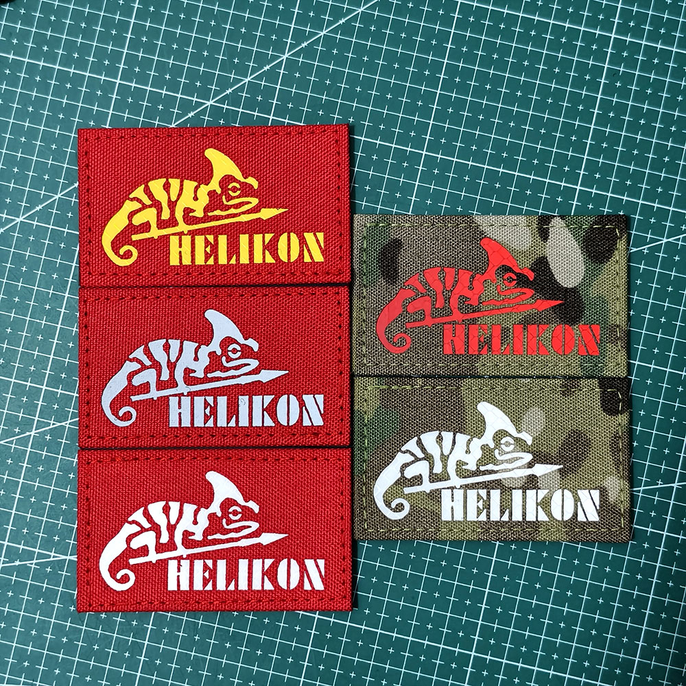 helikon赫利肯反光魔术贴章背包章DIY士气章IR章补丁个性戎甲装备
