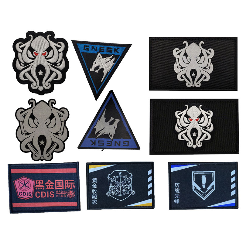 暗区突围士气章白狼连队魔术贴章