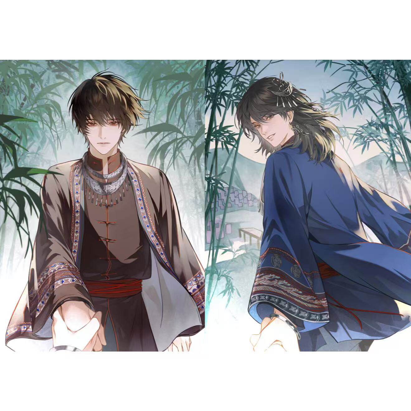 正版 物外集情蛊三期周边见青川笼中鸟应如是徒步王系列徽章色纸