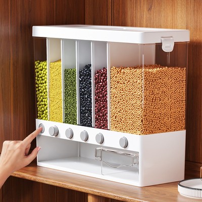 五谷杂粮收纳盒分类分格装谷子豆子隔防虫防潮密封食品级米桶家用