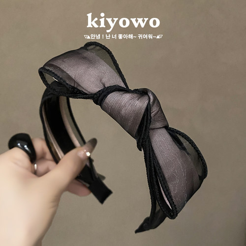 网纱蝴蝶结发箍女款发卡洗脸头箍