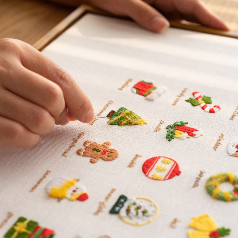 刺绣diy材料包手工自制礼物