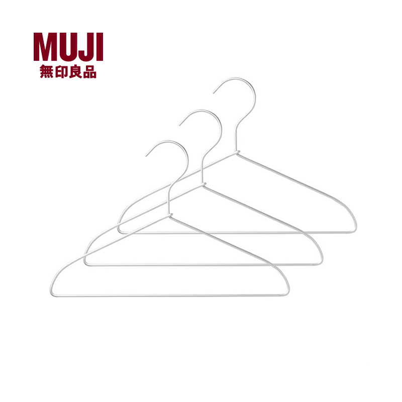 无印良品 MUJI 铝 洗涤用衣架 高端铝合金衣架家用挂衣晒衣用宿舍 - 封面