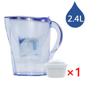 M2.4L 1壶1芯 滤水壶M系列2.4L过滤水壶净水壶彩色版 紫色