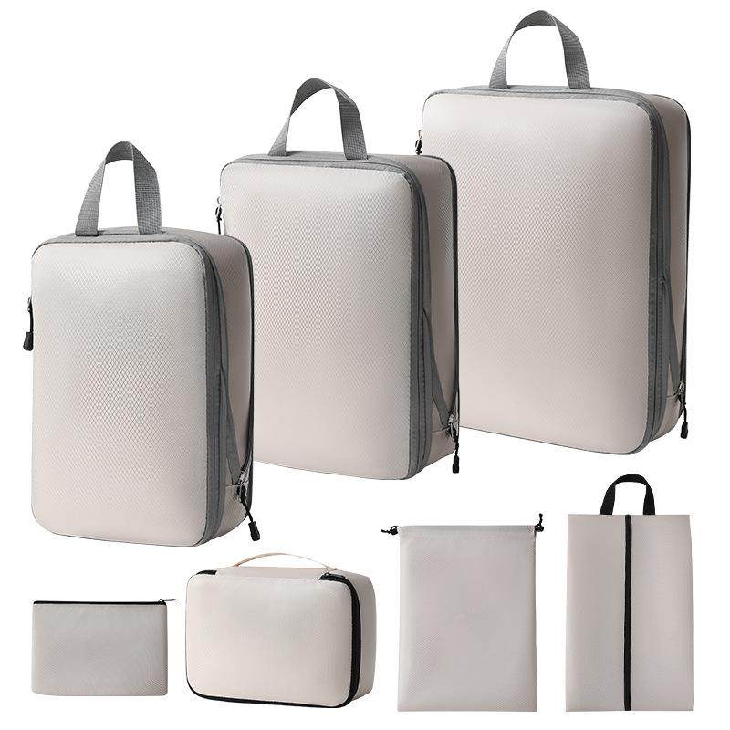 旅行收纳袋压缩七件套装数码洗漱化妆品收纳包衣服鞋子行李旅行袋,收纳整理,其他收纳袋,淘宝优惠券,粉丝福利购,淘宝优惠卷