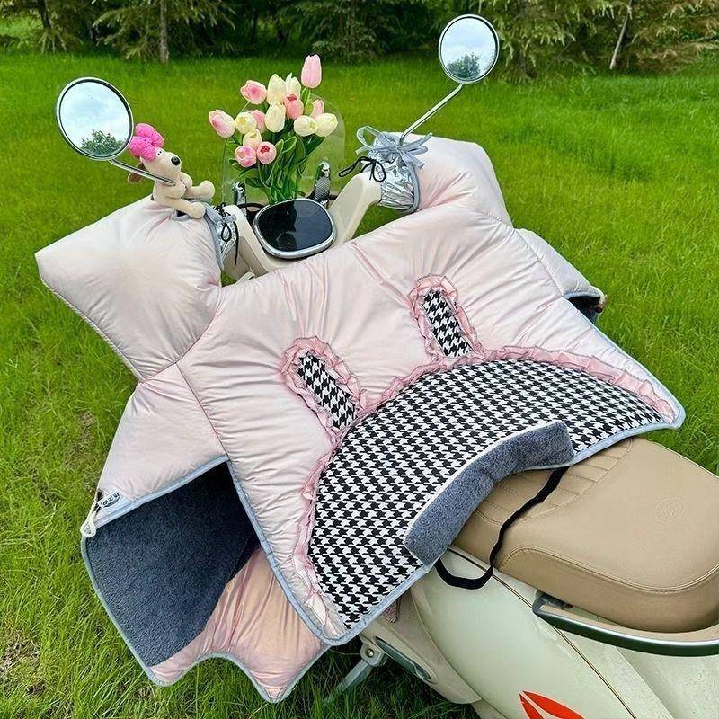 2025电动车挡风冬季加绒加厚加大加宽防雨防风防晒摩托电瓶车保暖