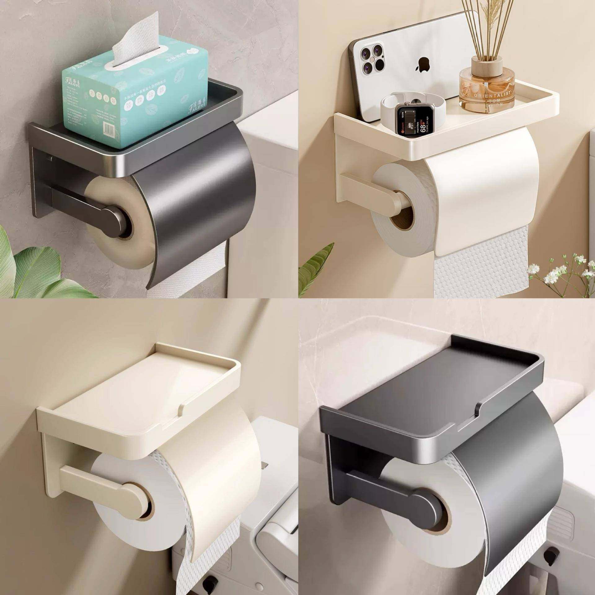卫生间纸巾盒太空铝壁挂式免打孔纸巾架浴室厕所放置洗手间卷纸架,收纳整理,纸巾盒,淘宝优惠券,粉丝福利购,淘宝优惠卷
