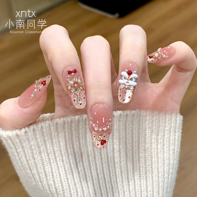 【巨显白裸色醒狮猫眼】穿戴甲