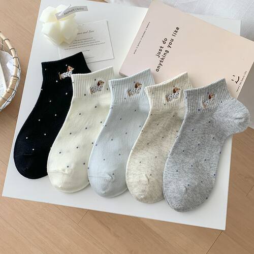 百搭船袜女款棉袜短筒女袜运动袜