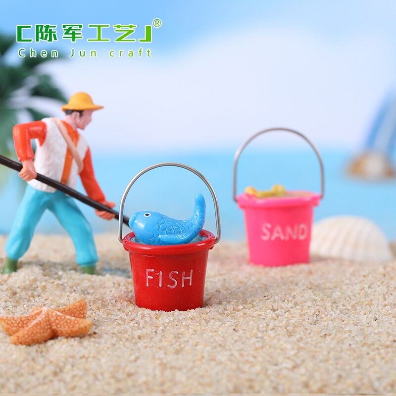 滩桶蛋糕摆件组装摆件海景素材配