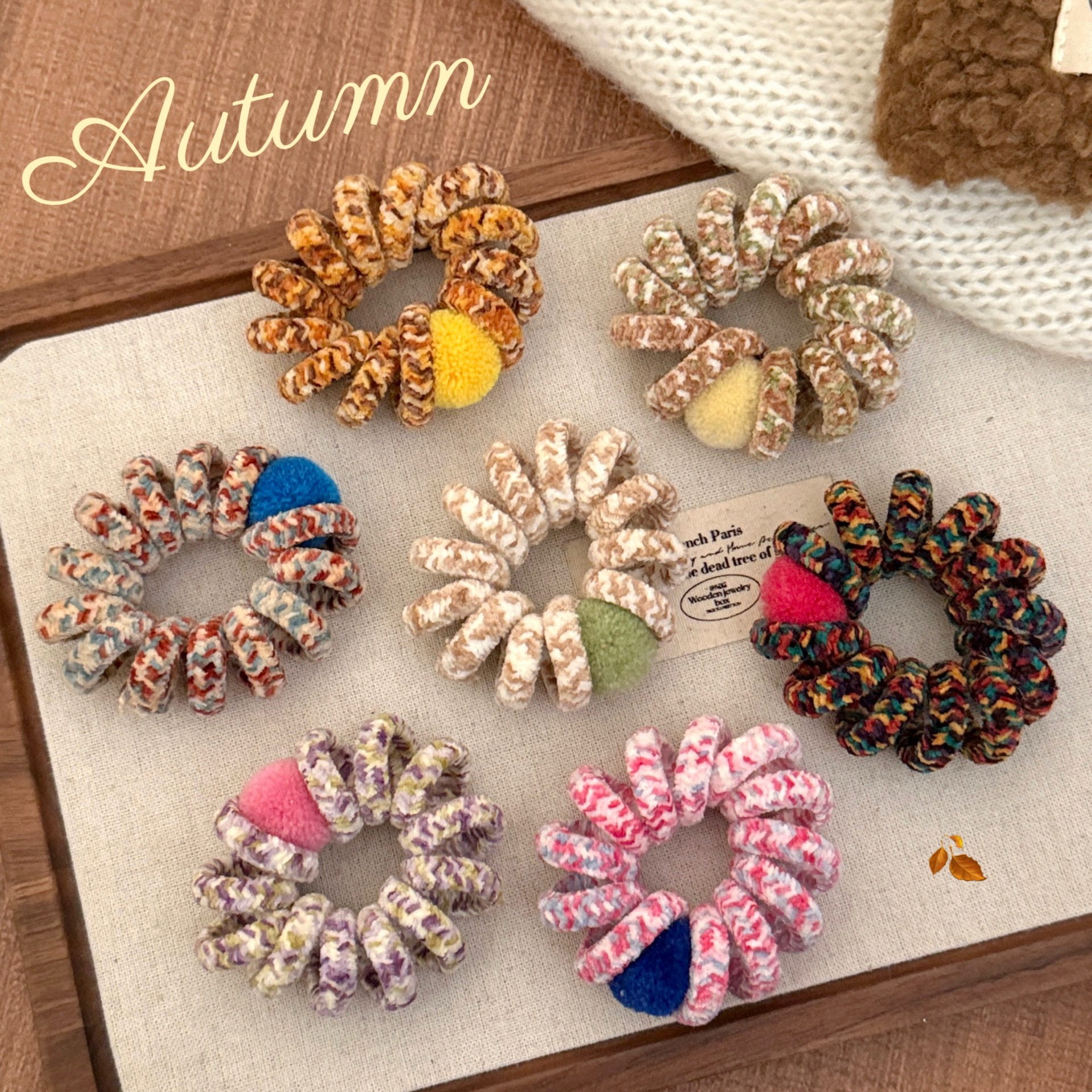 线发圈高弹力耐用皮筋扎毛毡绳头