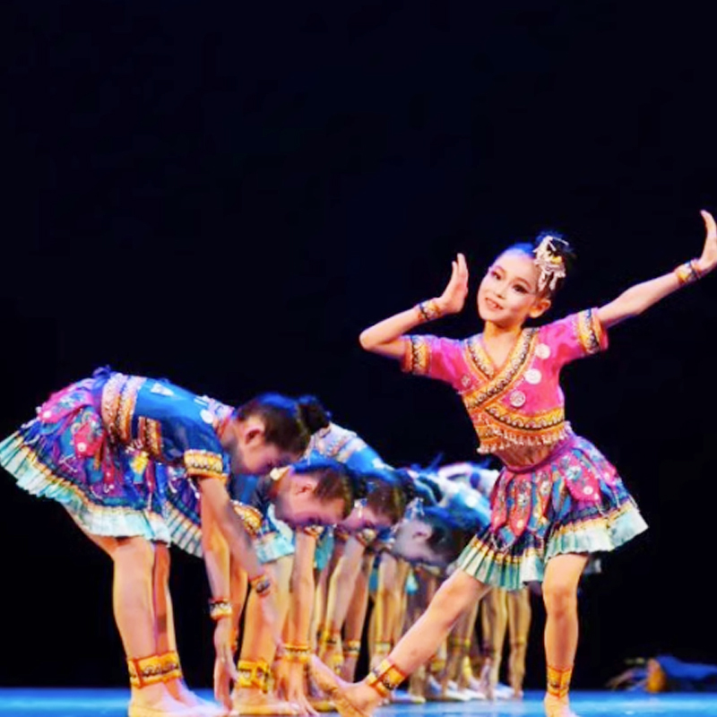 采敬惜一粒米表演服少数民族舞蹈