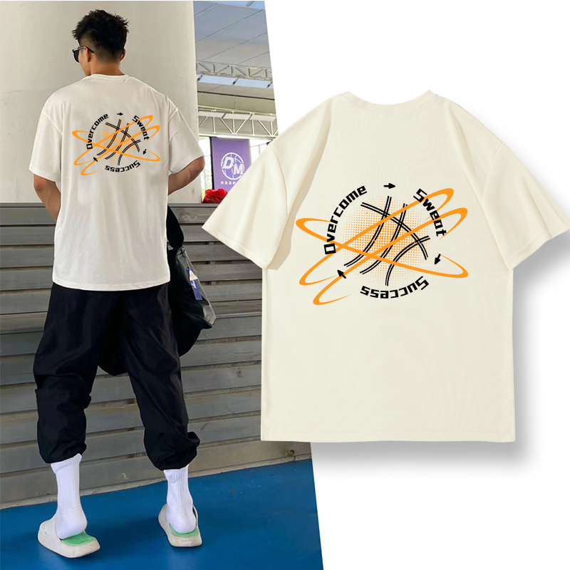 夏季热销速干短袖男宽松透气