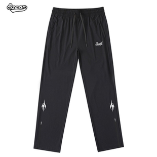 宽松直筒卫裤 男速干透气篮球跑步训练裤 拉链运动长裤 SLAMBALL夏季