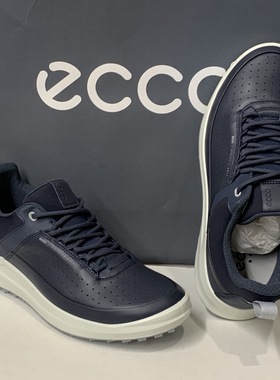 ECCO爱步男鞋25年新款防水高尔夫鞋核心系列减震运动鞋100824