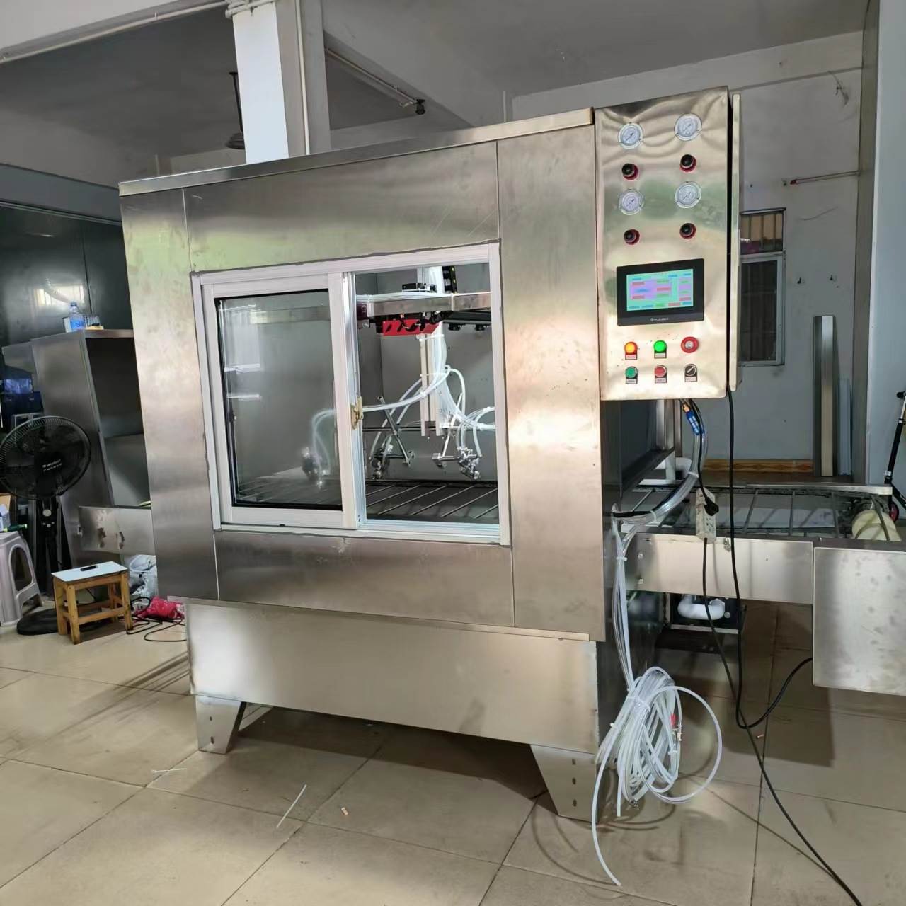 新平面全自动在线喷涂设备烘干线一体喷漆往复机 自动喷油漆机i.