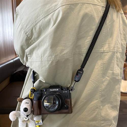 相机背带单反数码编织挂绳挂脖挂带斜跨肩带富士索尼佳能快拆口